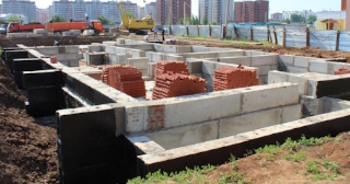 Фундаменты промышленных зданий в Людиново цена от 24689 руб. - заказать строительство фундамента промздания под стальные колонны